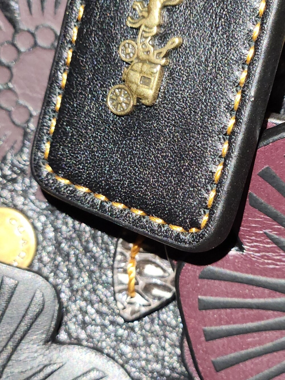 Coach Exotic Leather Rogue Bag - Picture 16 of 16
